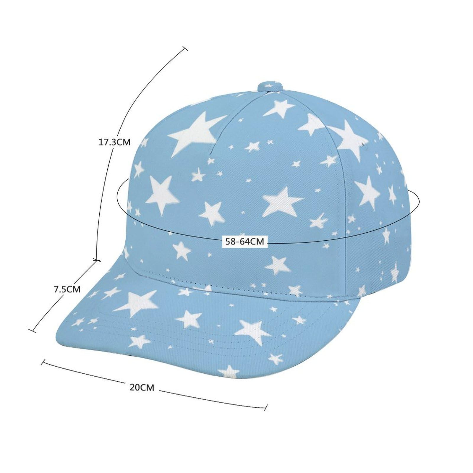 Amazon.co.jp: キャップ 星柄 スター (2) ベースボールキャップ メンズ